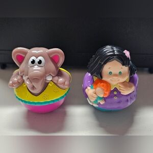 Playskool Weebles 2 Figures